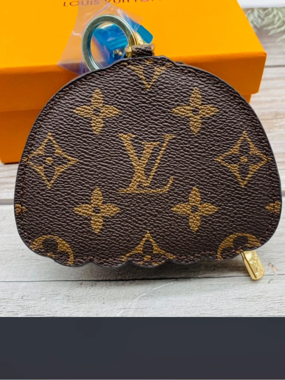 🎃 Louis. Vuitton. Limited Edition YK Pumpkin Zipper Coin Purse 👜
